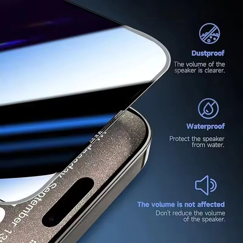 Privacy Screen Protector for iPhone - Anti-Spy Tempered Glass (3 Pack)