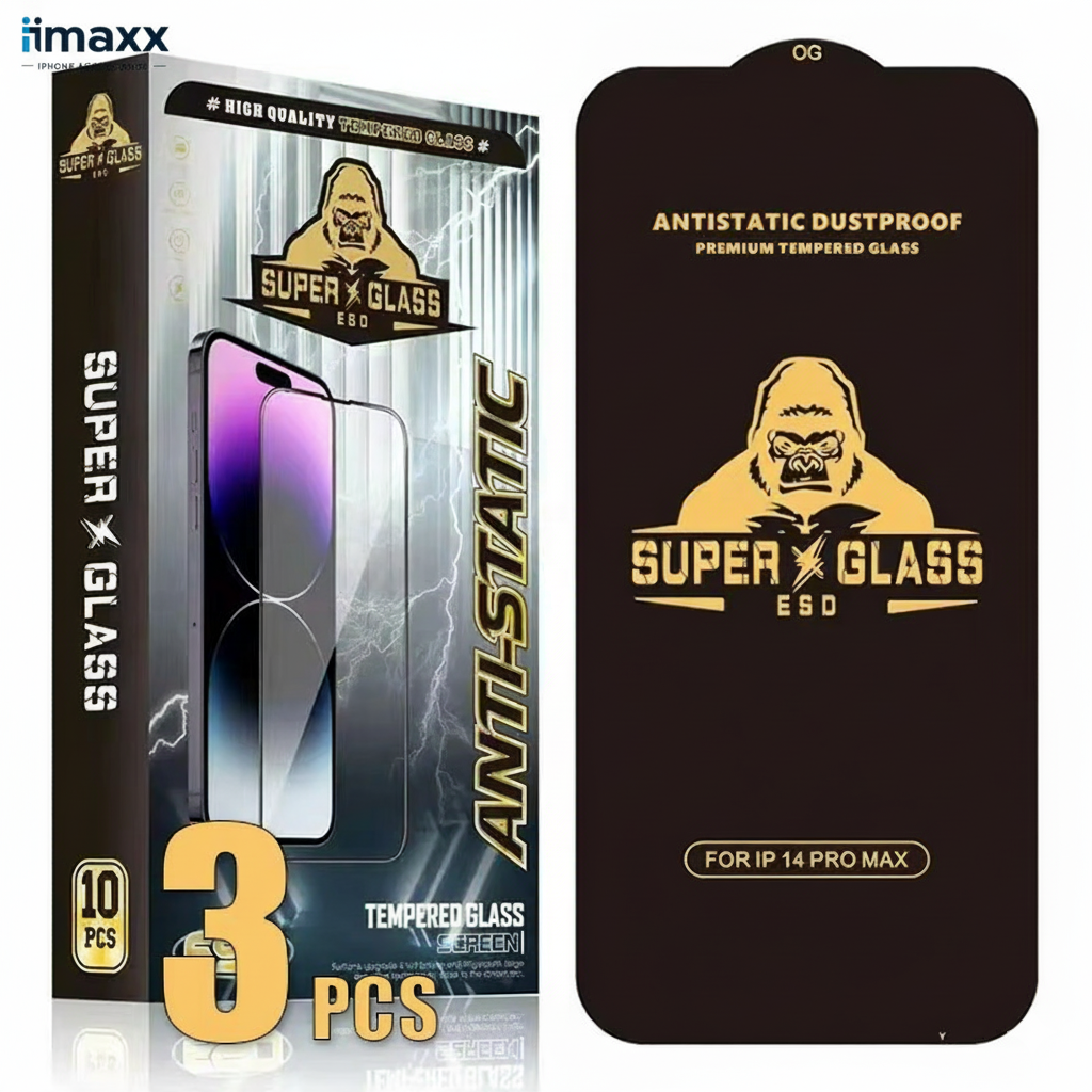 ESD Screen Protector for iPhone | Anti-Static Tempered Glass