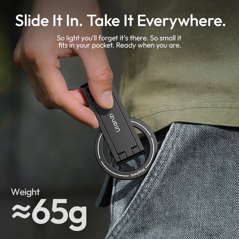 Magnetic Phone Tripod | iPhone Ultra-Slim Desktop Stand