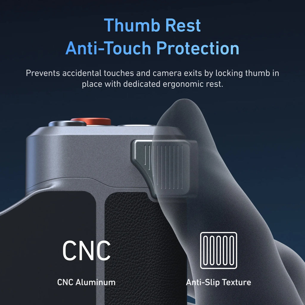 Magnetic Camera Grip for iPhone | Pro Cooling Handle