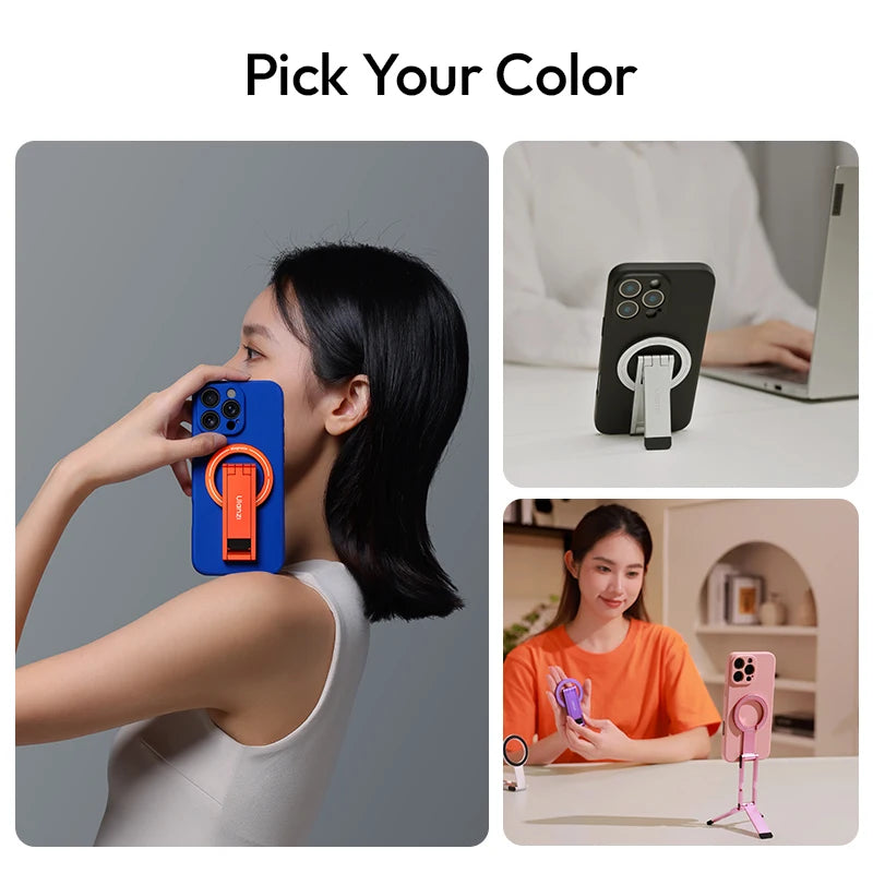 Magnetic Phone Tripod | iPhone Ultra-Slim Desktop Stand