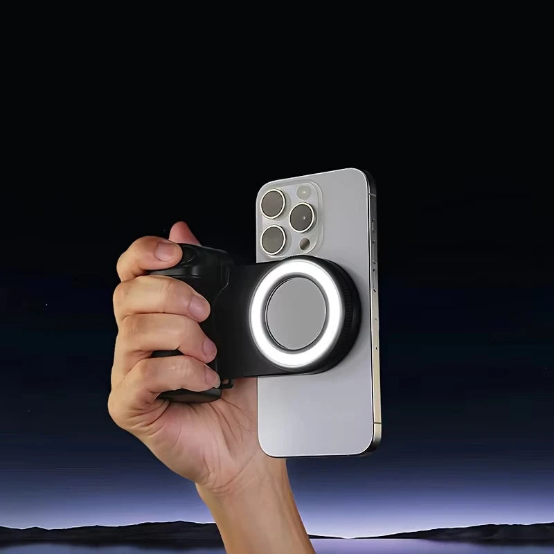 MagSafe Selfie Handle | Bluetooth Remote & Fill Light