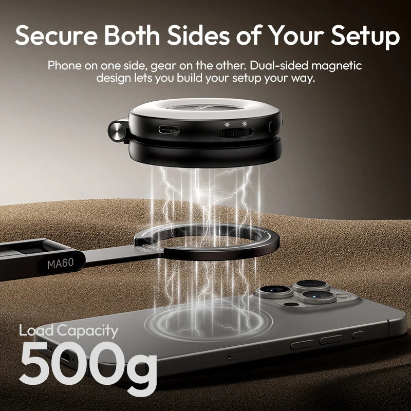 Magnetic Phone Tripod | iPhone Ultra-Slim Desktop Stand